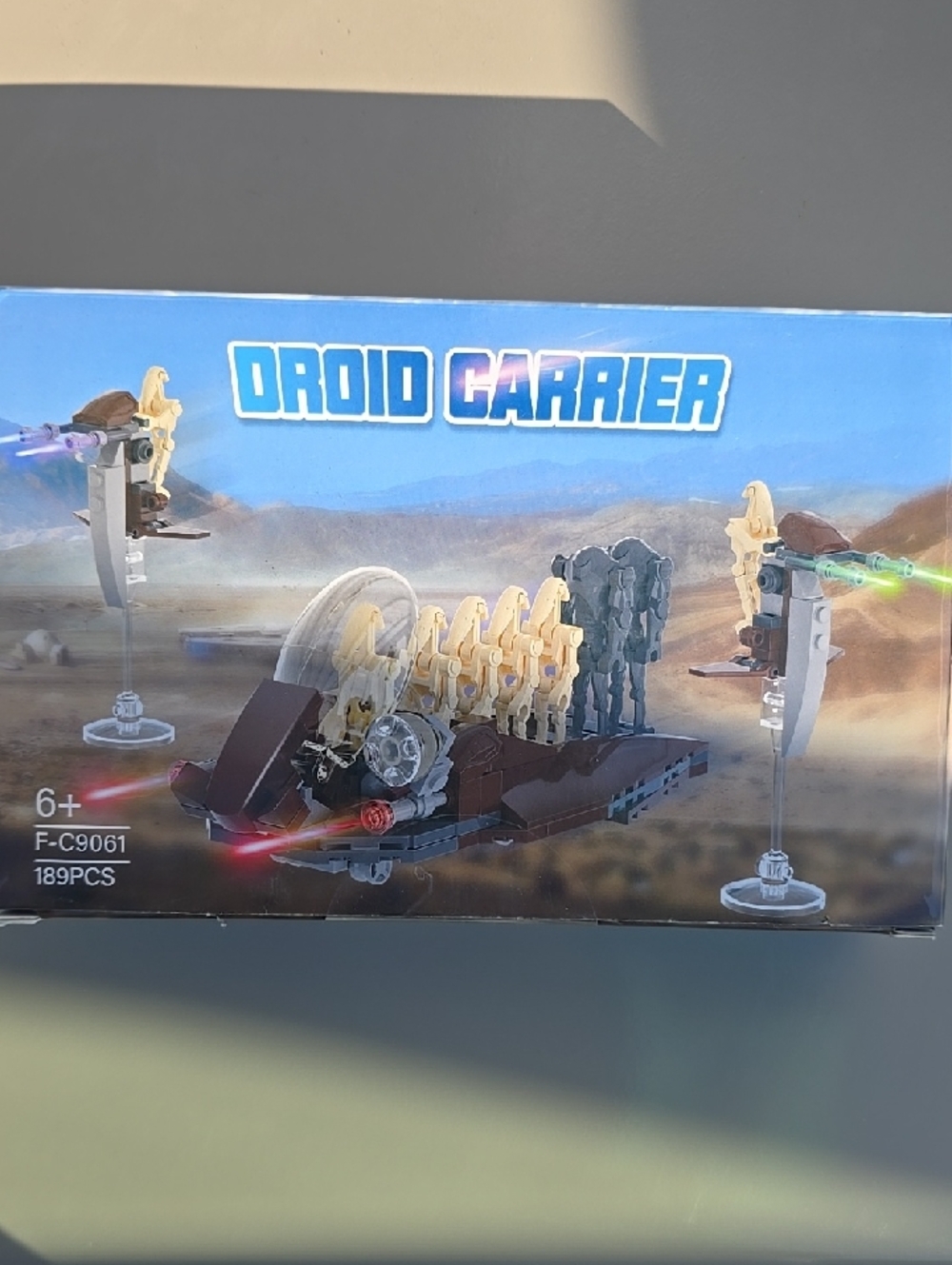 Droid Carrier Building Set - Brown and Tan Kids Toy